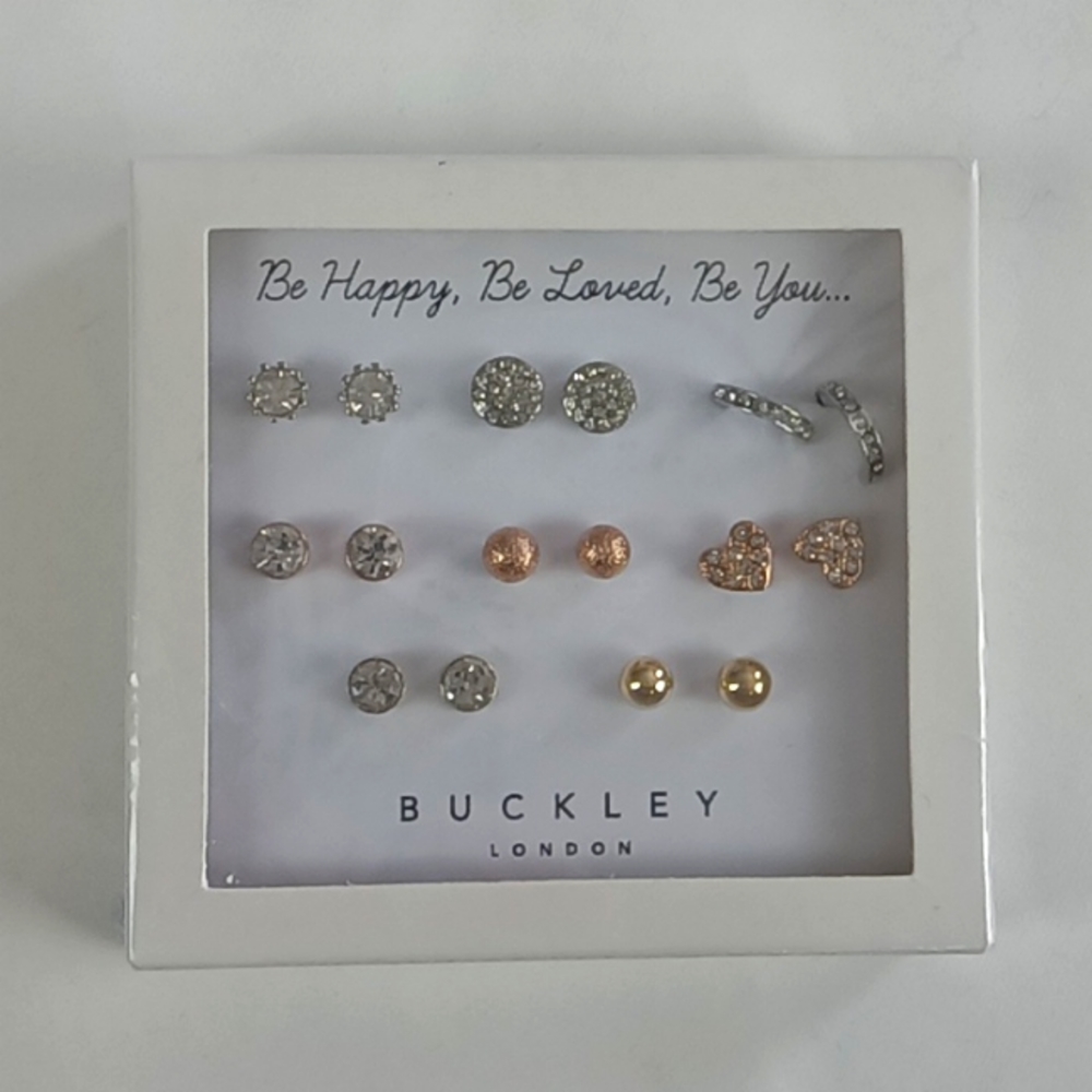 Buckley London Womens Studs Earrings.